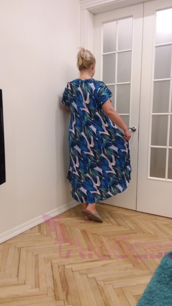 летнее длинное  хлопковое платье  