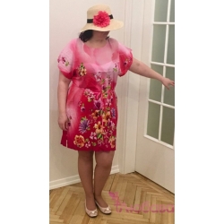 штапельное  летнее платье
