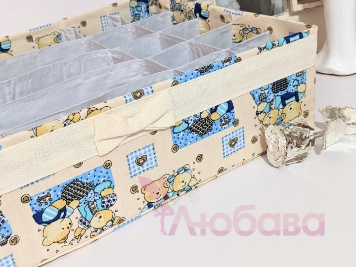 Органайзер для детских вещей в мишки